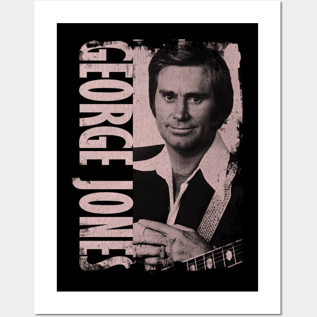 George Jones - Nametype Wall Art by ROYFRESHN DRAW